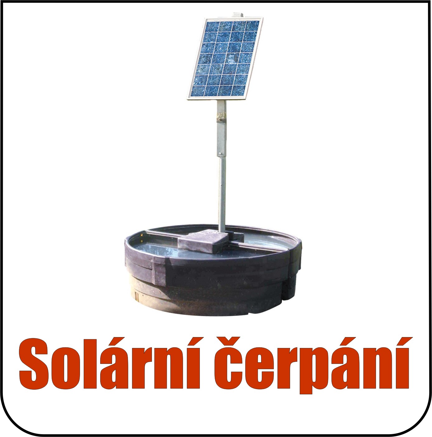 Solární čerpání vody pro zvířata